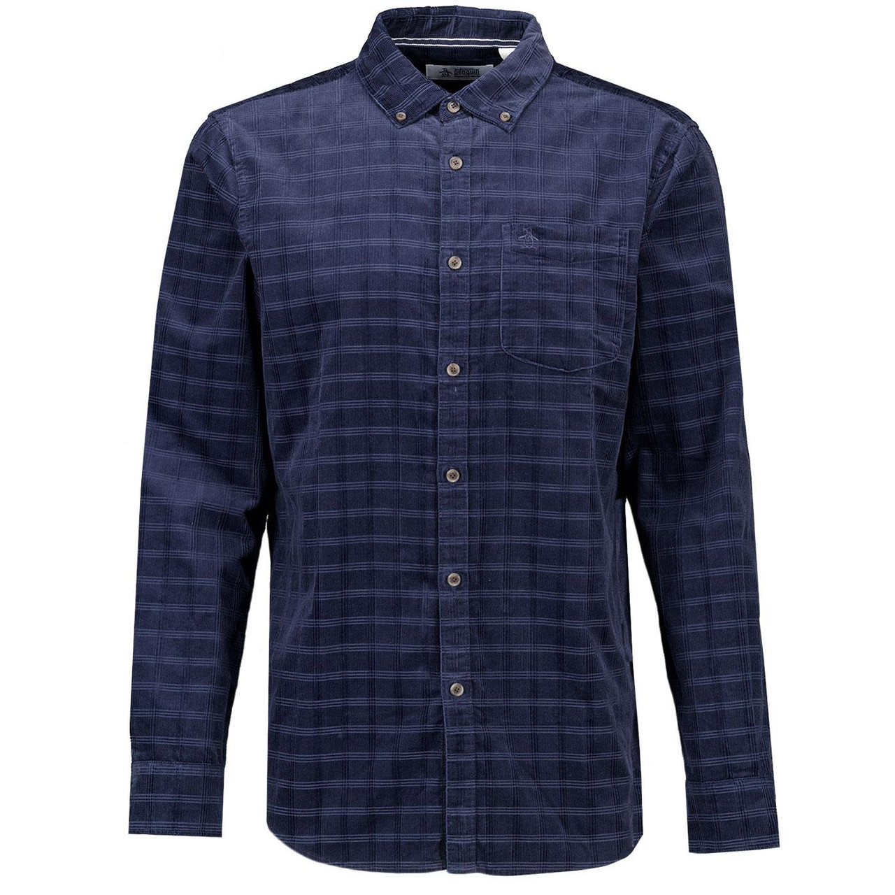 Original Penguin Corduroy Dobby Check B/D Shirt DS