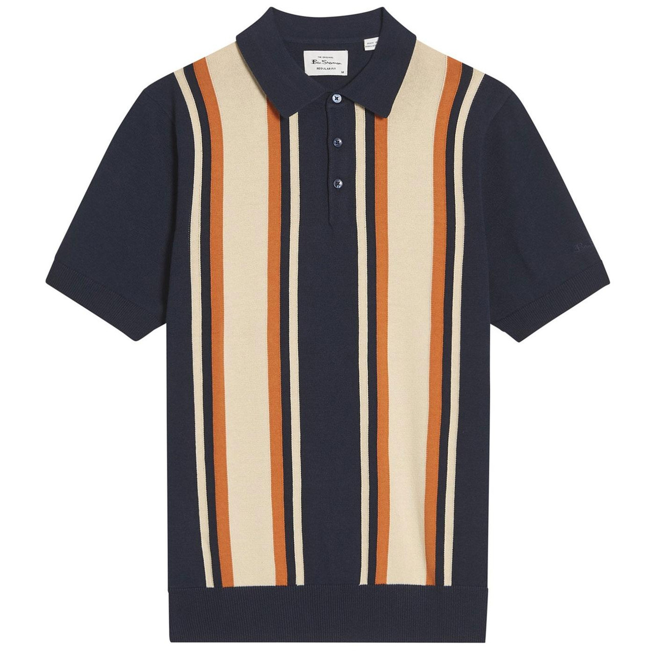 Ben Sherman Retro Vertical Braces Stripe Polo (DN)