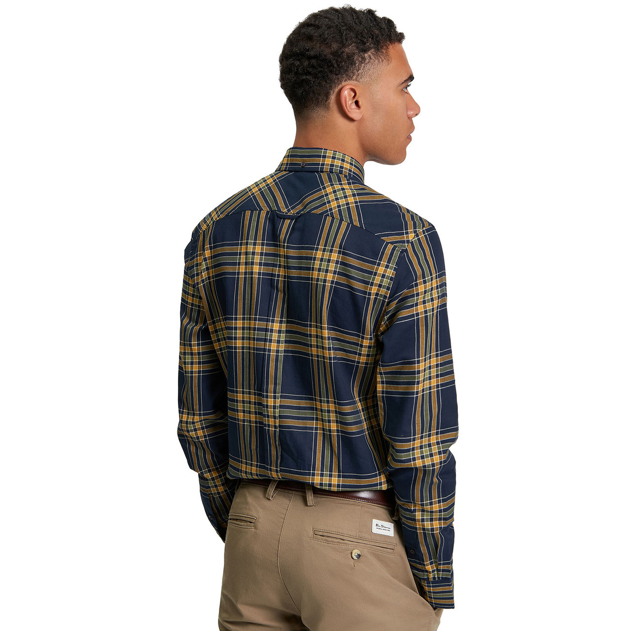 Ben Sherman Mod Grid Check LS Button Down Shirt N