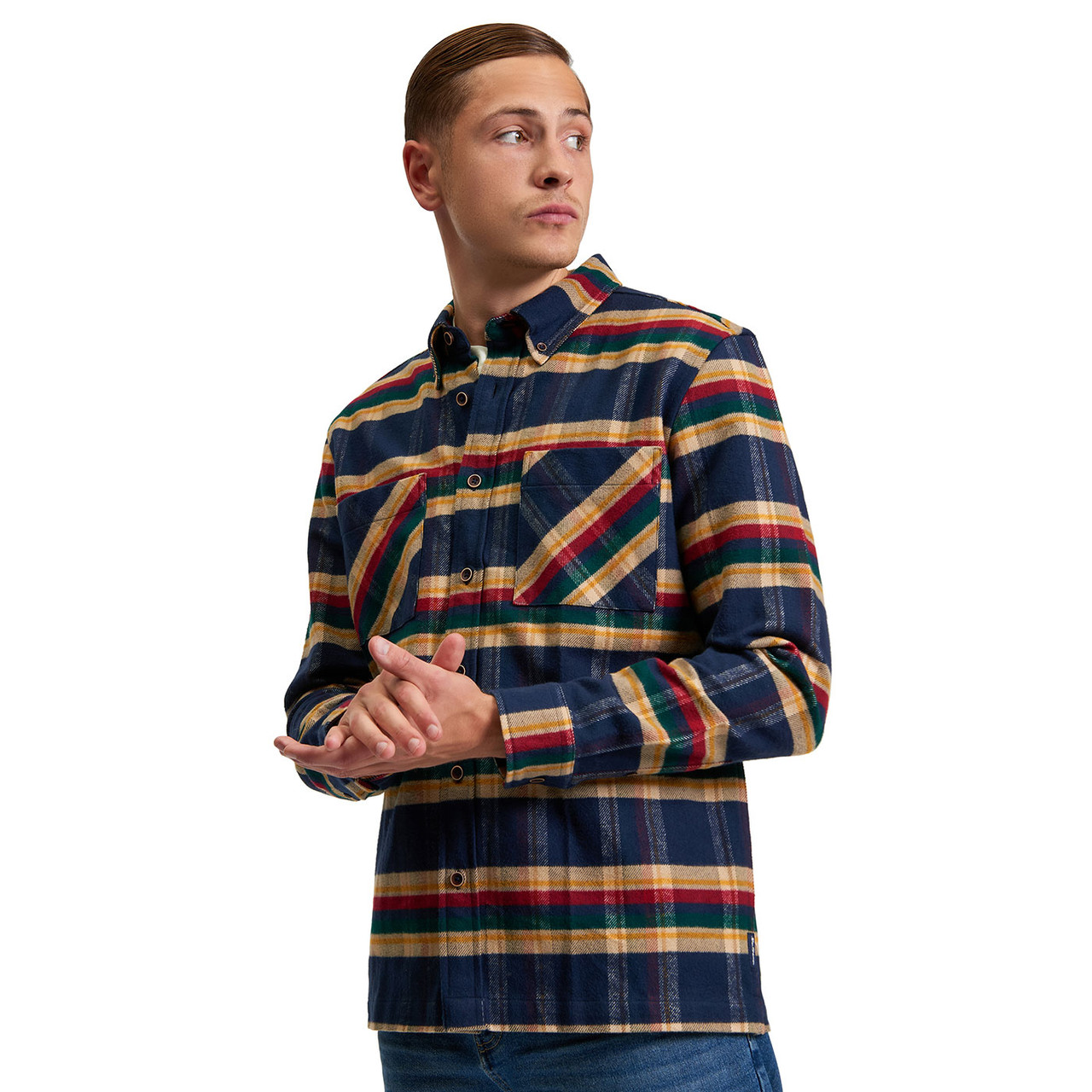 Ben Sherman Brushed Ivy Check Button Down Shirt DN