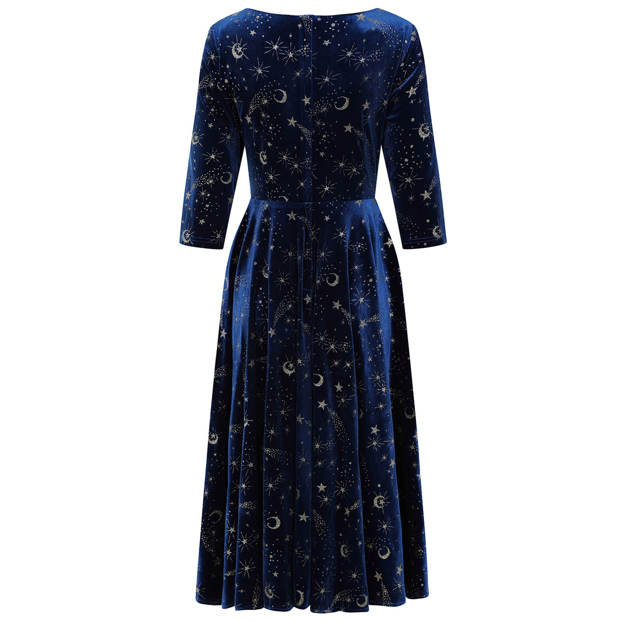 Banned Luna Celestial Retro 50s Velvet Party Dress