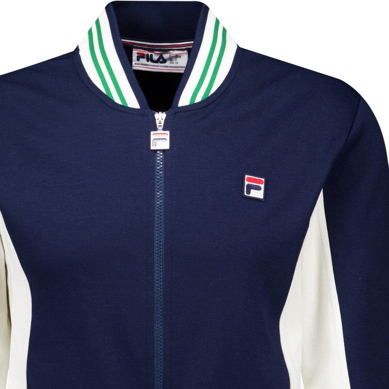 Settanta Fila Vintage Baseball Track Jacket N/G/G