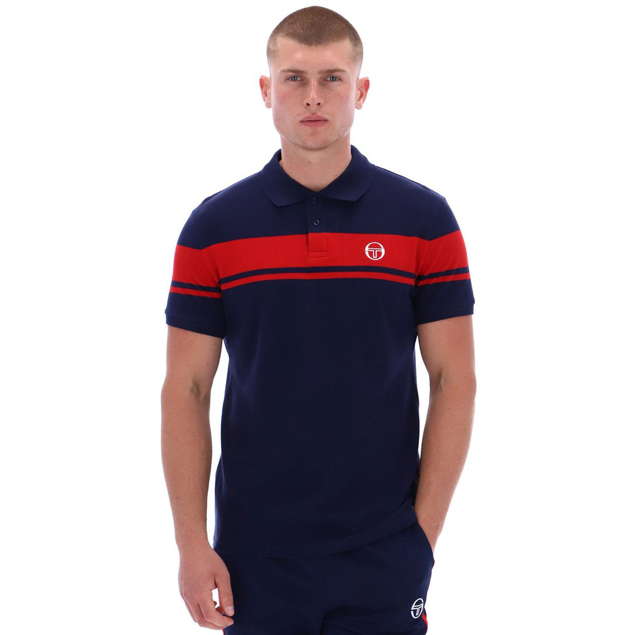 Young Line Sergio Tacchini 80s Stripe Polo (MB/AR)