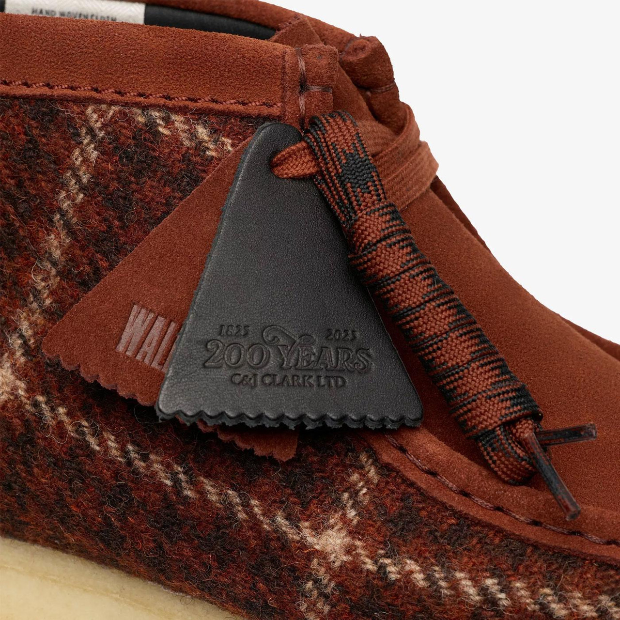 Clarks Originals Wallabee Harris Tweed Combi Boots