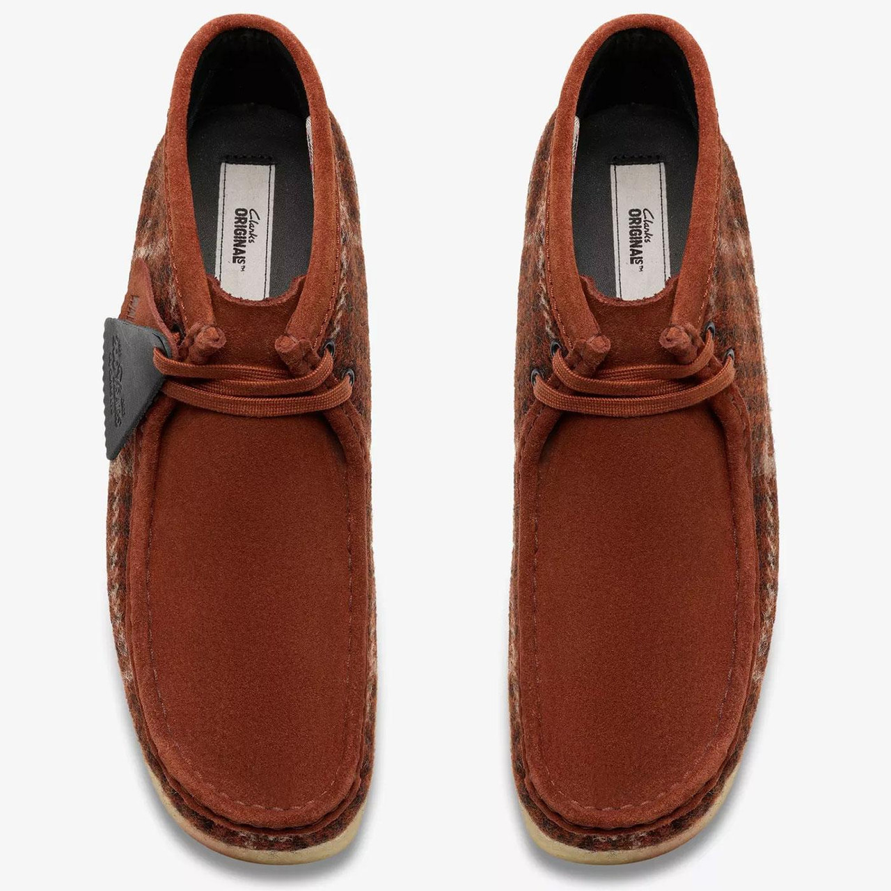 Clarks Originals Wallabee Harris Tweed Combi Boots