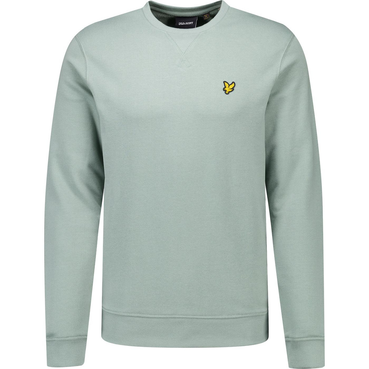 Lyle & Scott Crew Sweatshirt – Retro Varsity Style in Mint