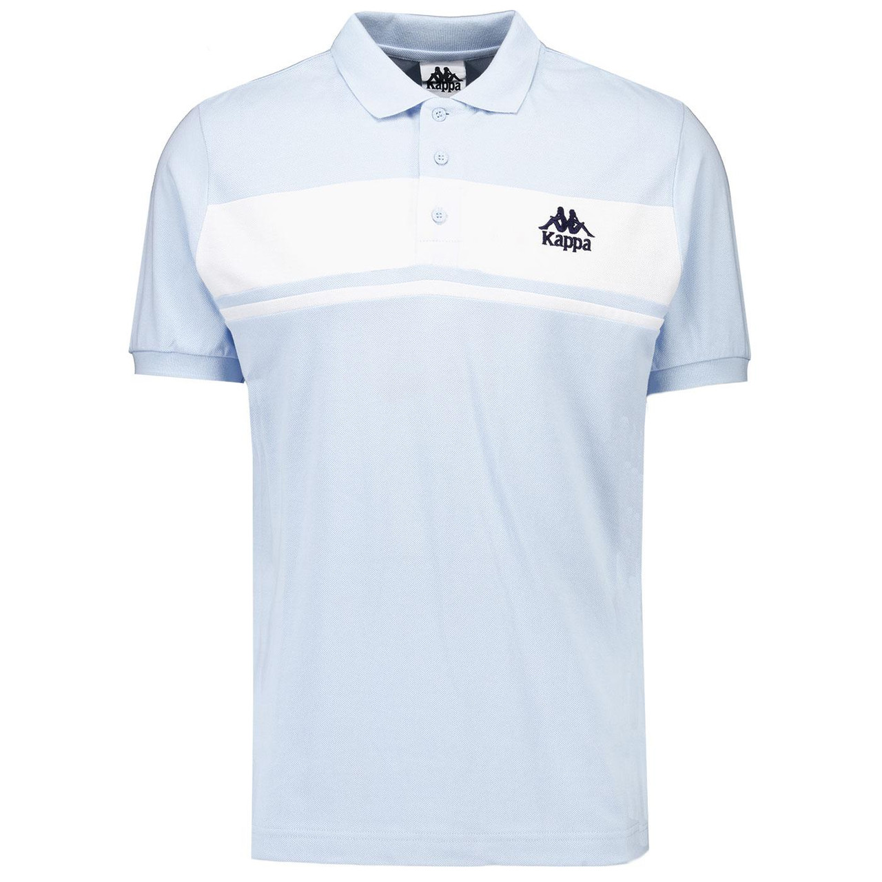 Kappa Urwen Authentic Polo Shirt Retro Cool Style in Azure Ice