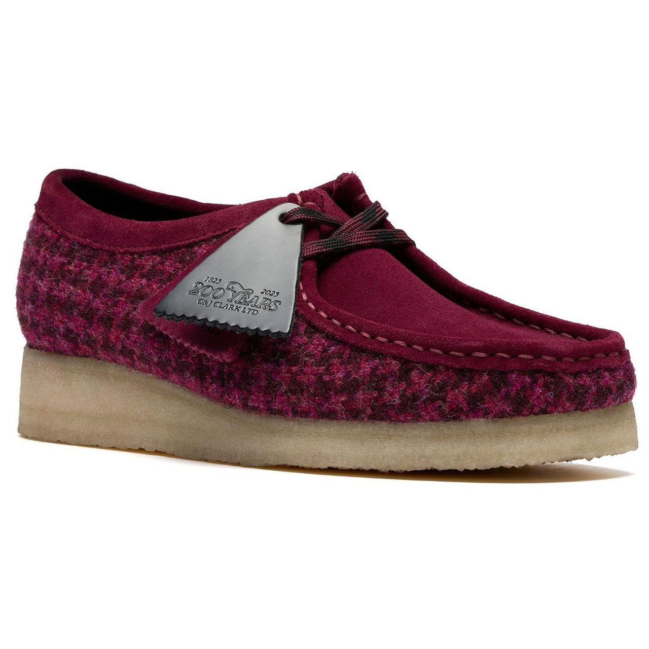 Clarks Originals Harris Tweed Wallabee – Elegant Purple Hue