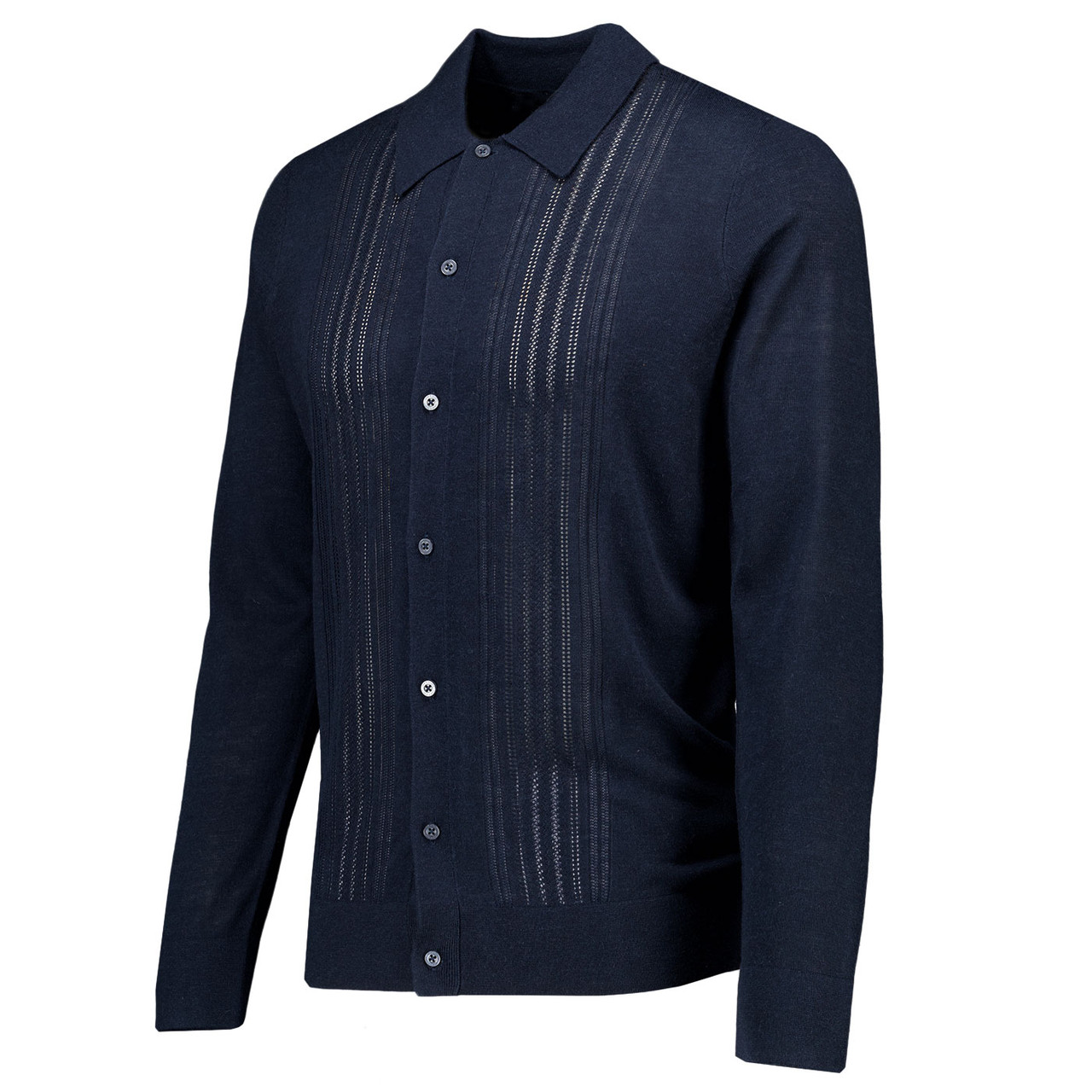 NKNIT pattern KNIT GRAY/NAVY NKNIT ♡ pattern KNIT グレー×ネイビー