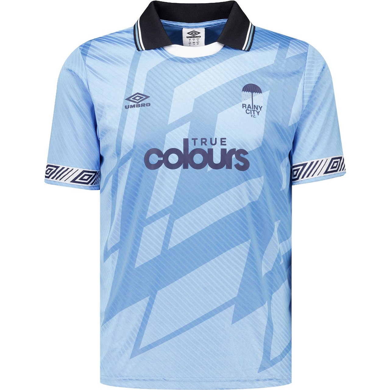 Umbro Retro 90s Rainy City Taped Football Shirt VB