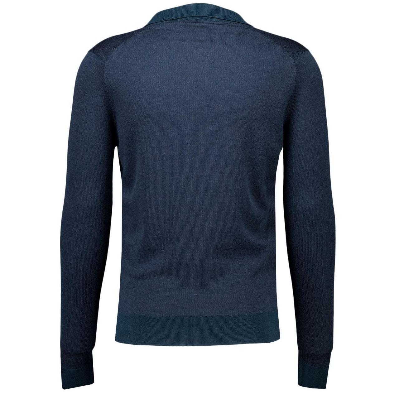John Smedley Herbie Polo Mod Jacquard Knit in Green