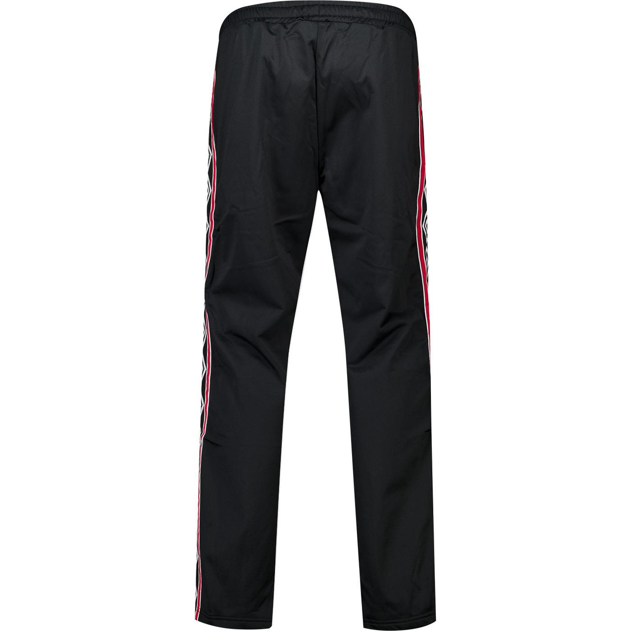 Umbro Retro 90s Black Tricot Taped Track Pants
