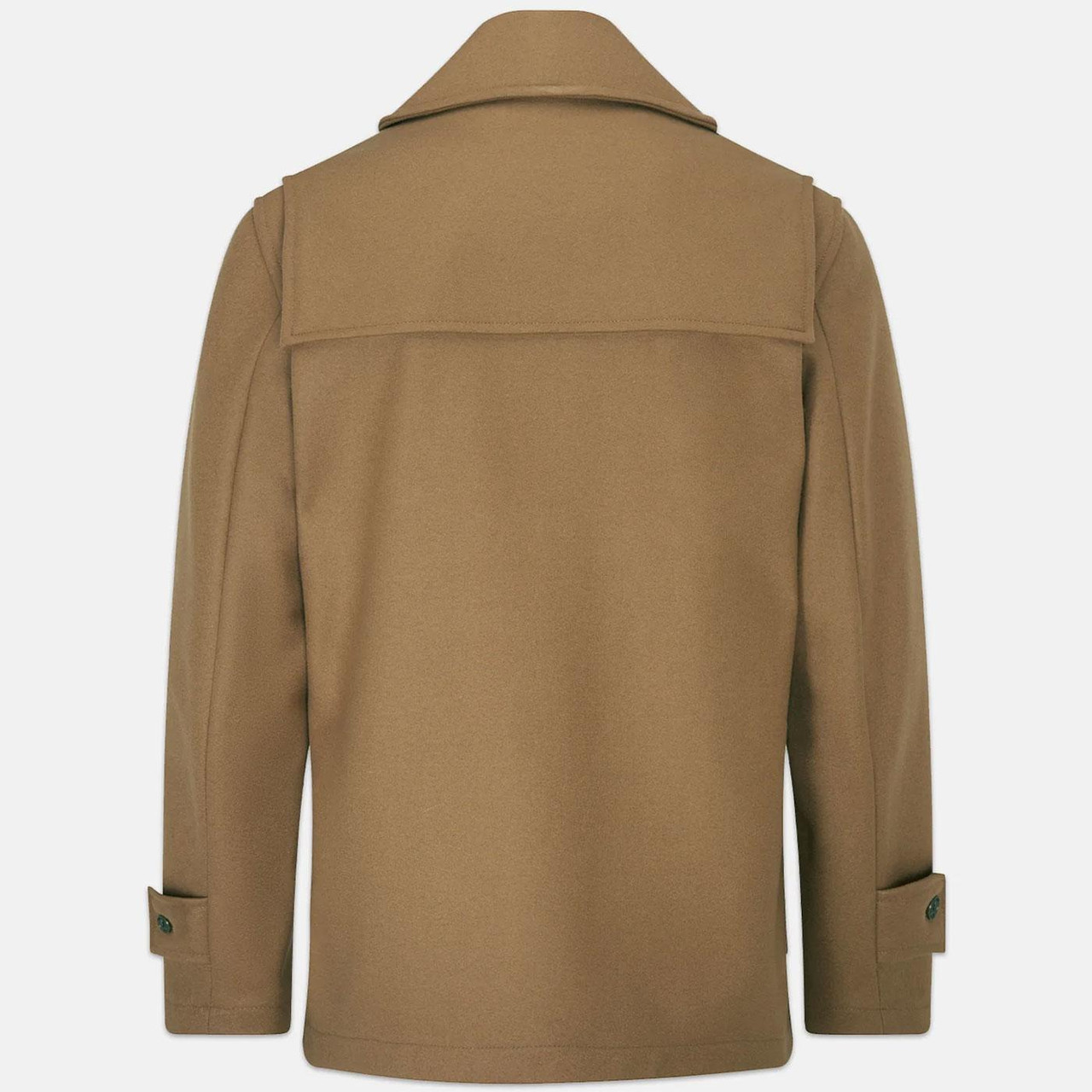 Gloverall Cocteau Retro Shawl Collar Duffle Coat in Camel