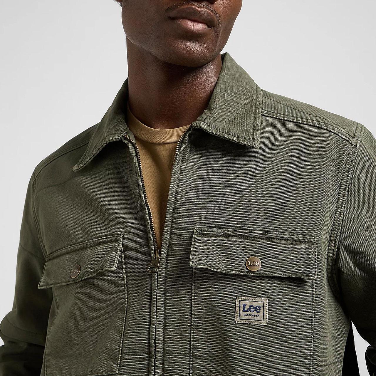 Lee Quilted Regular Workwear Oxford Canvas Jacket