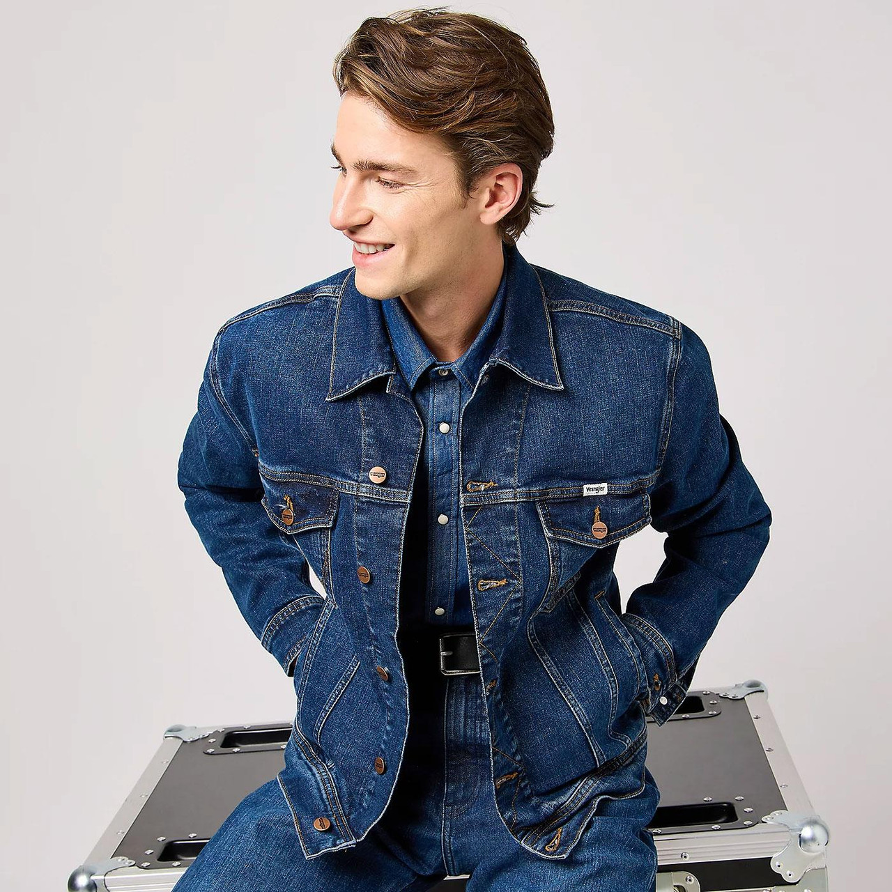 Wrangler Mod Regular Classic Blue Denim Jacket MH