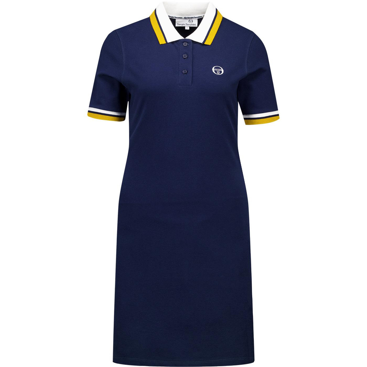 Gianna Sergio Tacchini Retro Mod Mini Polo Dress N