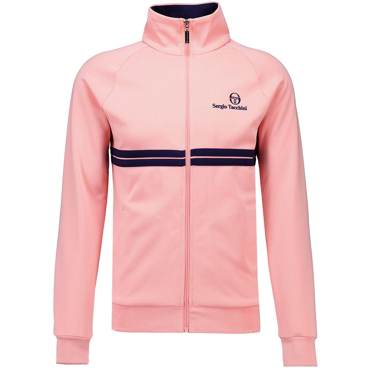 New Dallas Sergio Tacchini 80s Retro Track Top in Pink