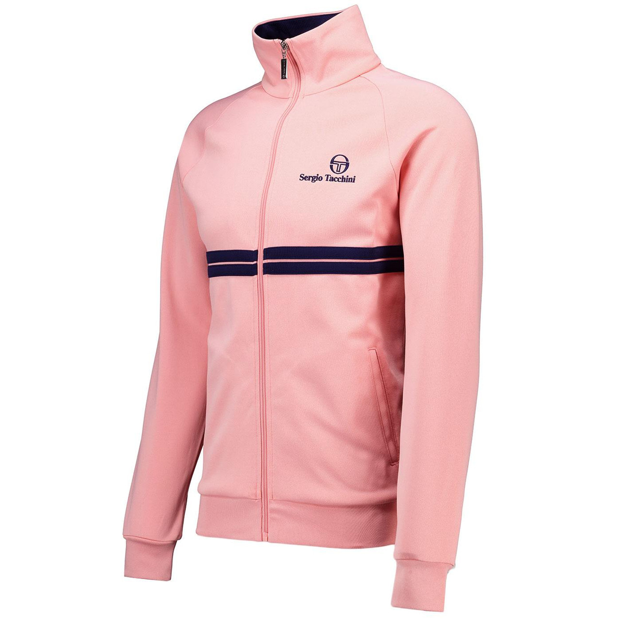 New Dallas Sergio Tacchini 80s Retro Track Top in Pink
