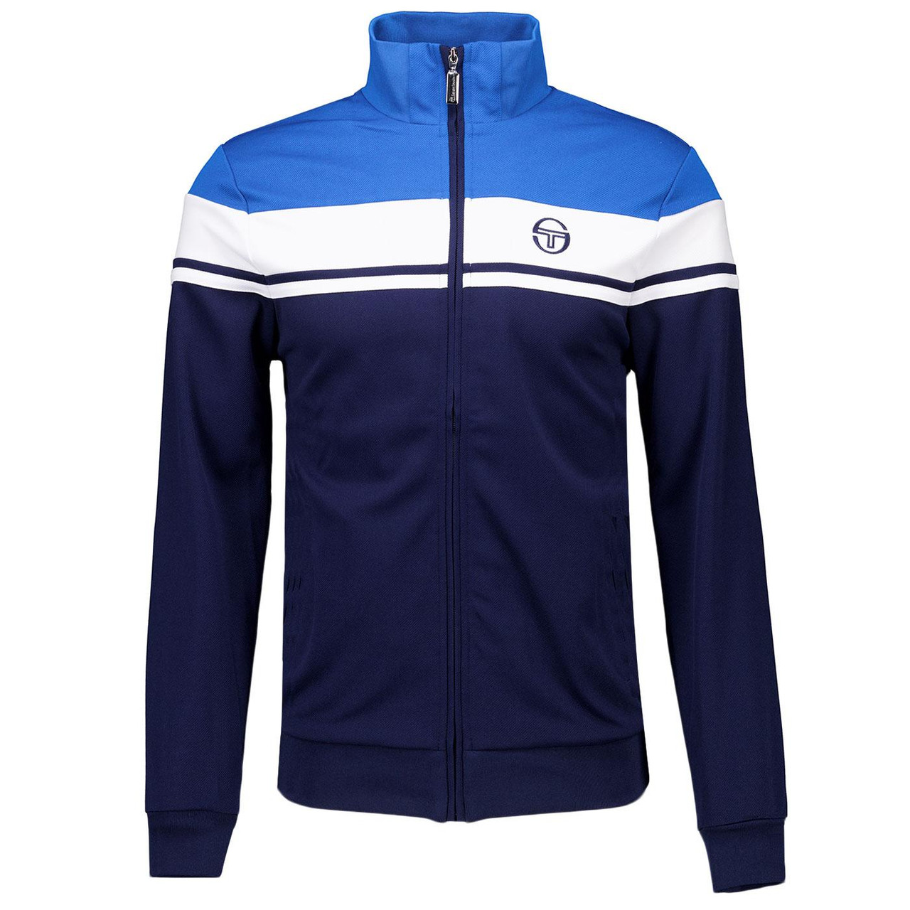 Damarindo Sergio Tacchini Retro Track Jacket DB/W