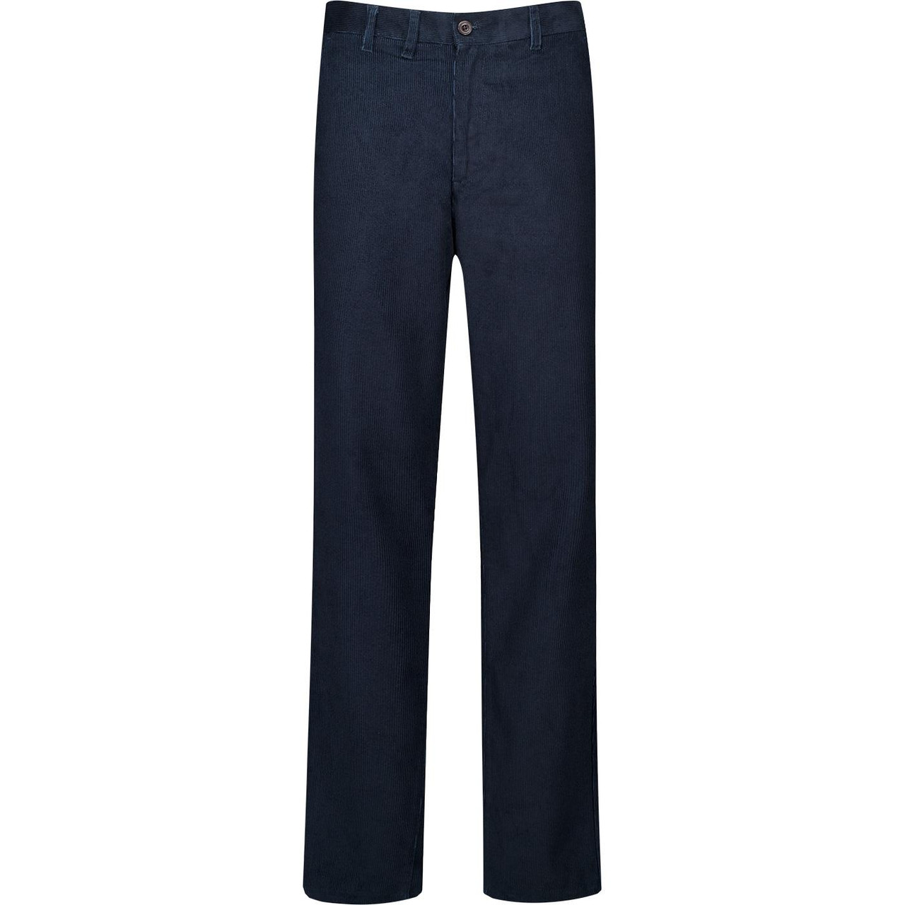 Norwood Farah Regular Fit 11W Corduroy Trousers in Navy