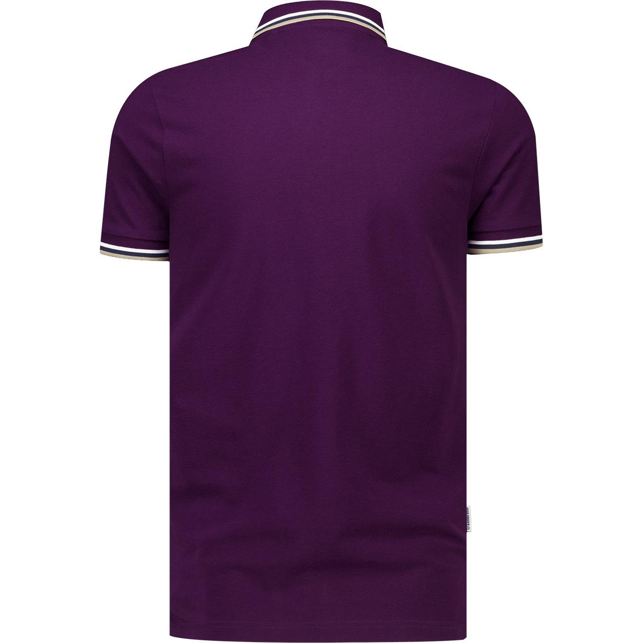 Lambretta Retro Triple Tipped Pique Polo Shirt WB