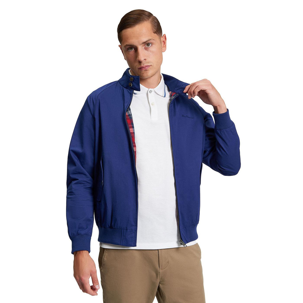 Ben Sherman Signature Mod Harrington Jacket in Persian Blue