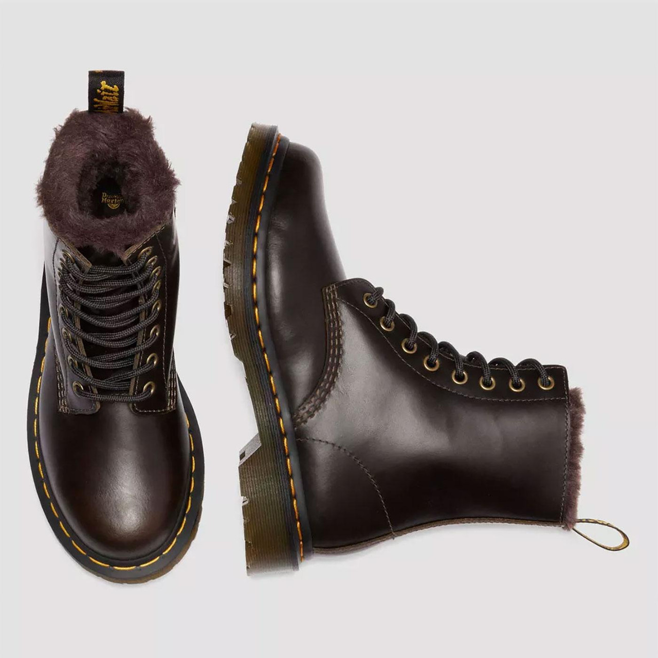 Boots 1460 Serena Leopard Martens 1460 Serena Atlas Lace-up Boots