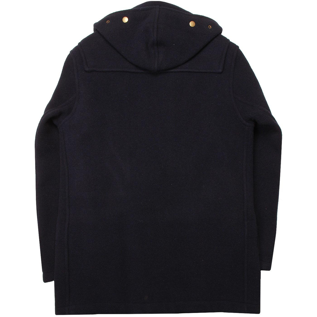 Gloverall Union Jack Lined Monty Duffle Coat in Navy