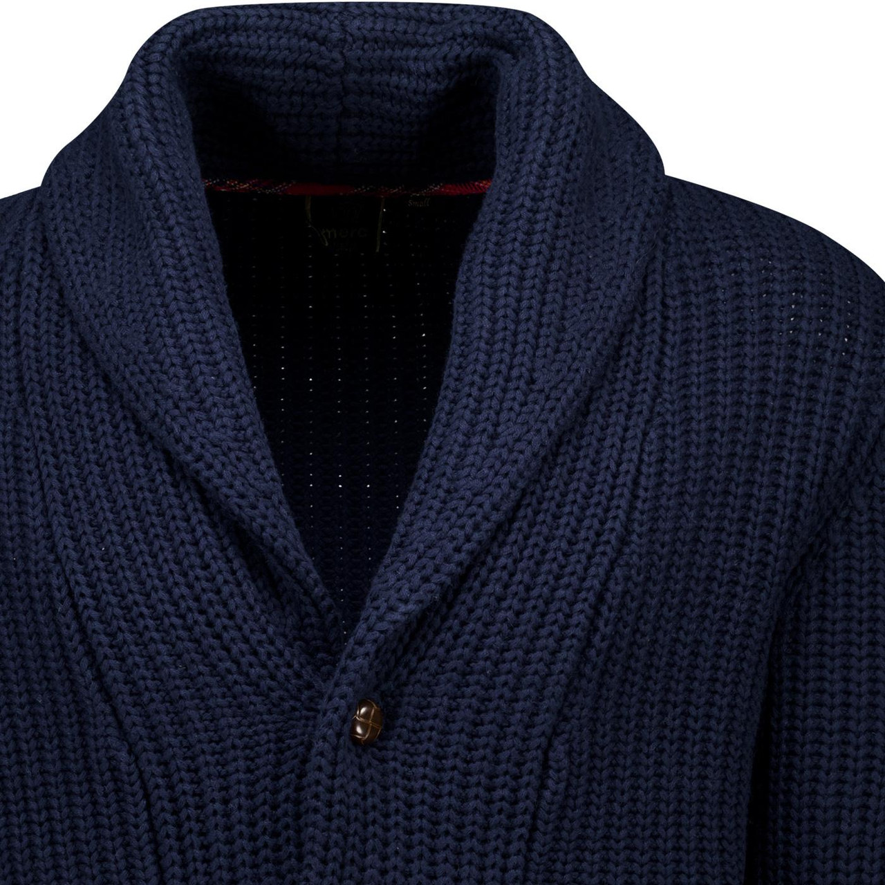 Tampere Merc Chunky Wool Blend Shawl Cardigan N