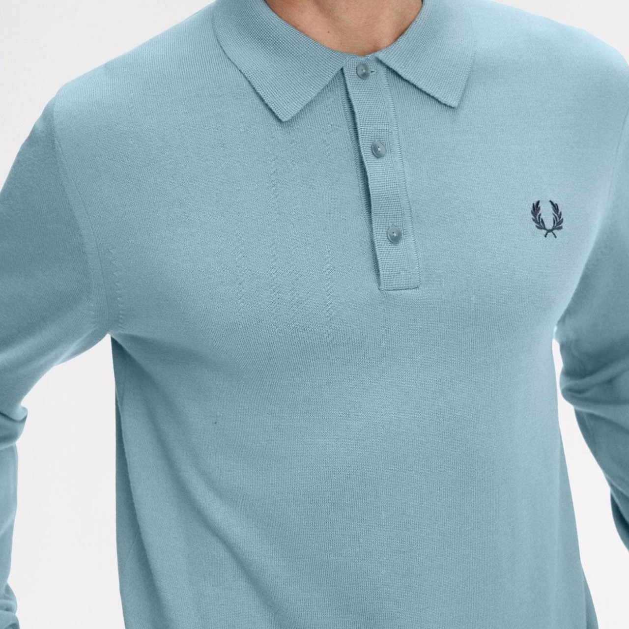 Fred Perry Classic Long Sleeve Knitted Polo (SB)