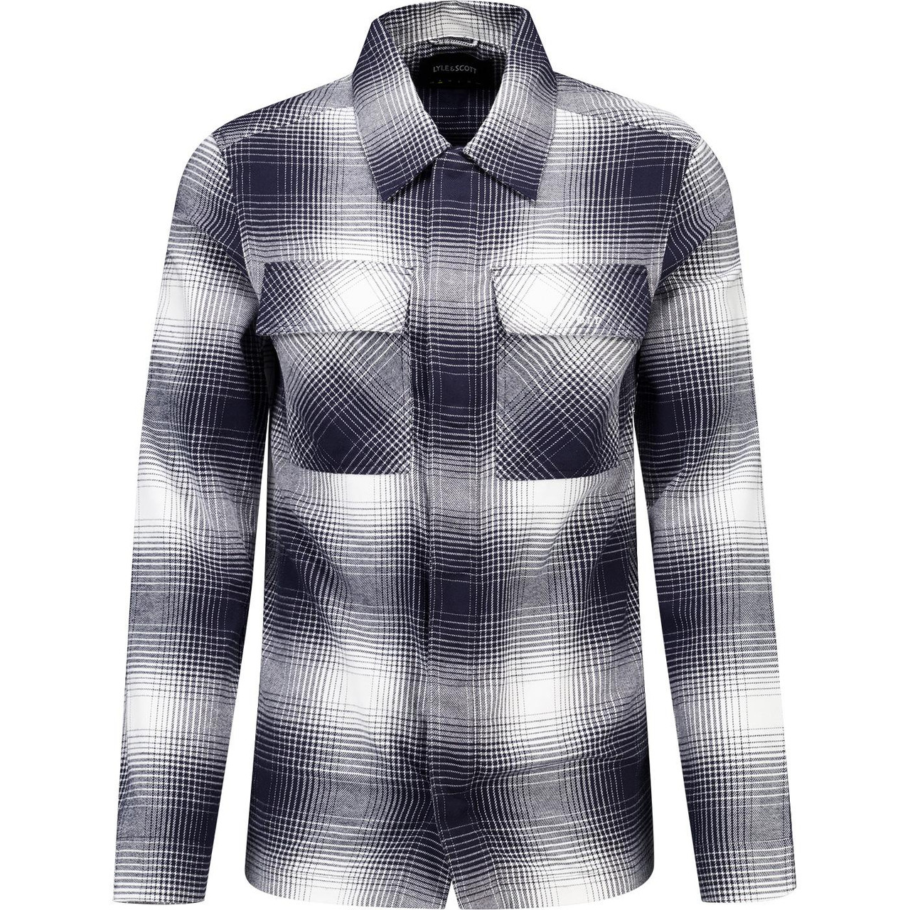 Lyle & Scott Retro Ombre Check Cotton Overshirt NS