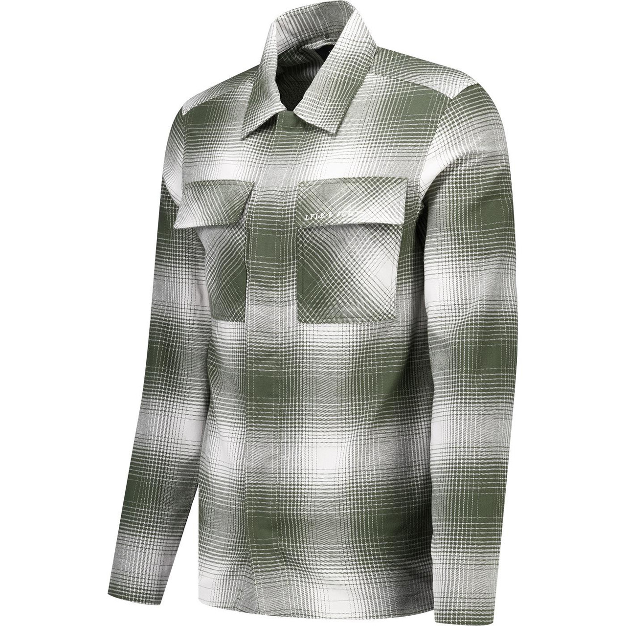 Lyle & Scott Retro Ombre Check Cotton Overshirt DD