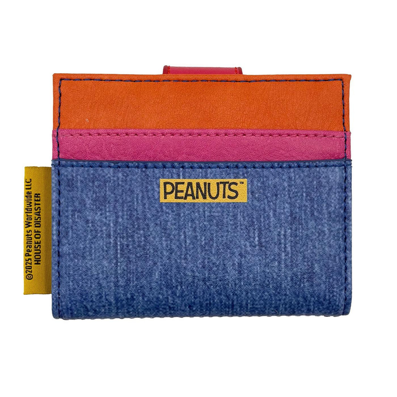 Peanuts Snoopy & Woodstock Patch Foldover Wallet