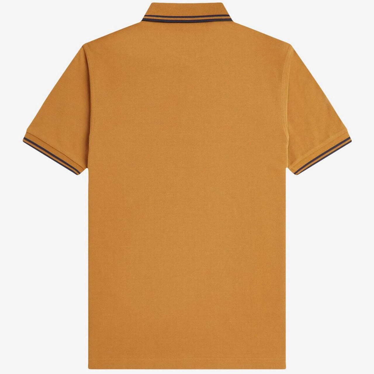 Fred Perry M3600 Mod Twin Tipped Polo Shirt in Dark Caramel
