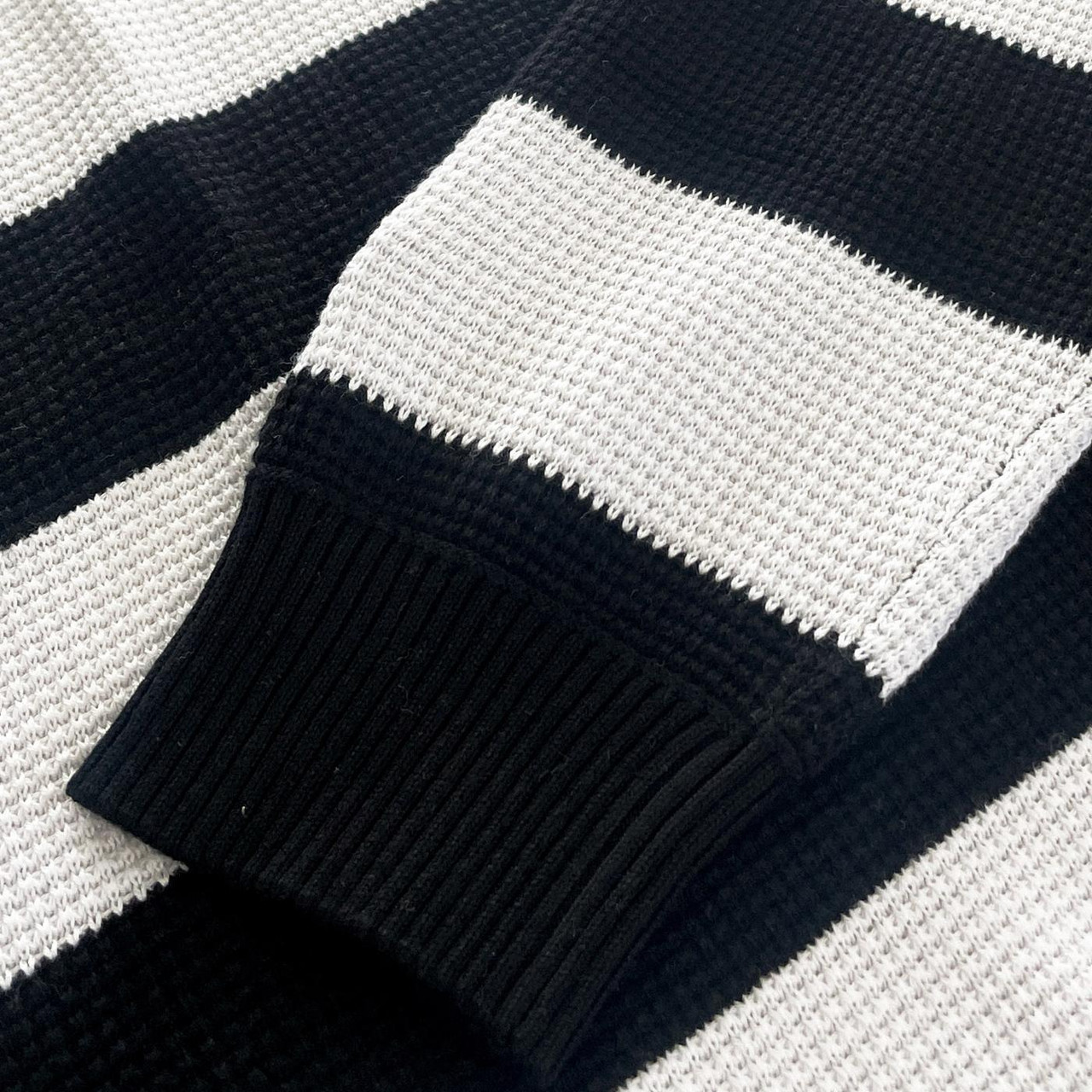 トップス MADNESS n.hollywood waffle knit Jones Madcap England Waffle Knit 60s Mod Block Stripe Jumper