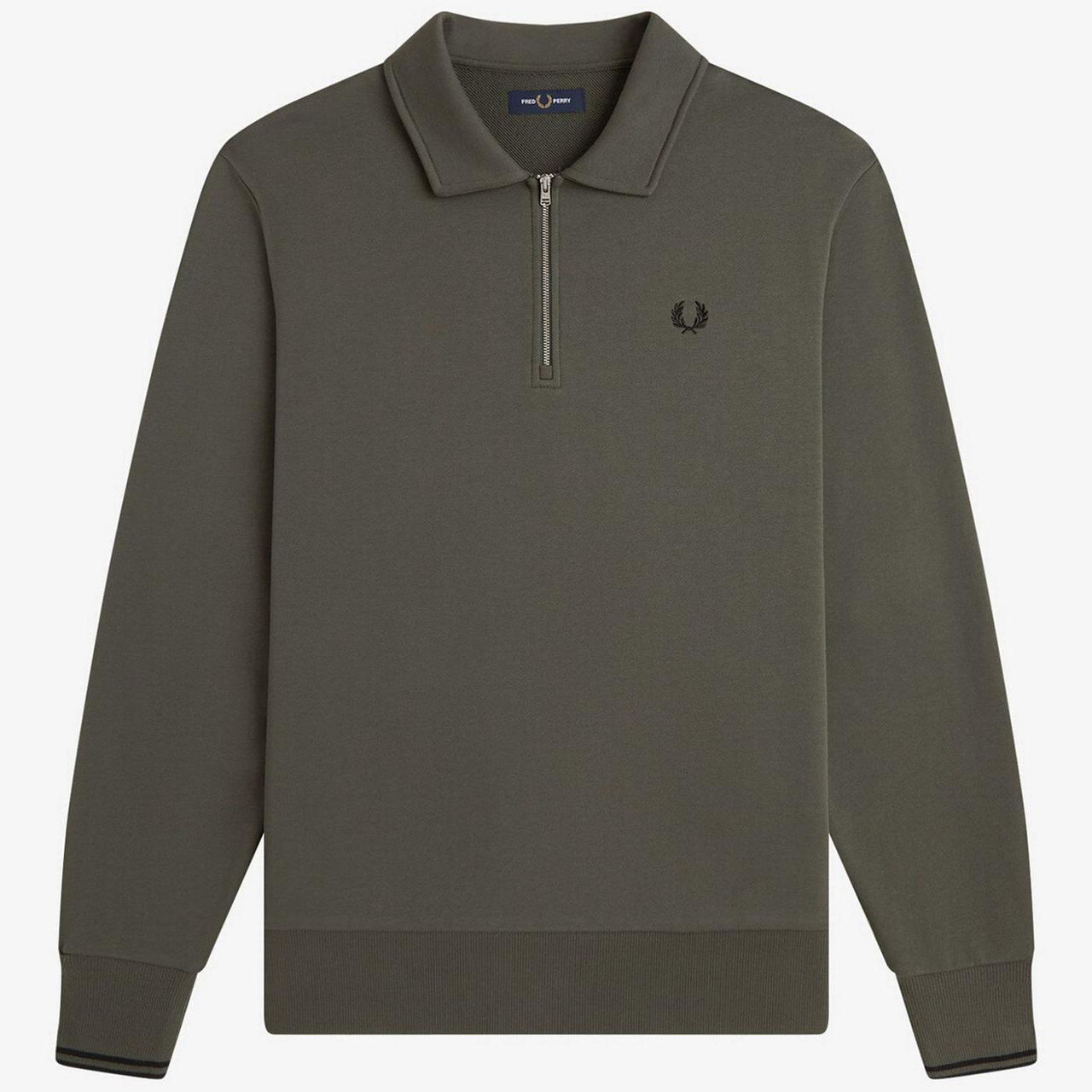 FRED PERRY オリーブ 長袖ポロシャツ FRED PERRY（フレッドペリー） ポロシャツ ポロ レディース メンズ