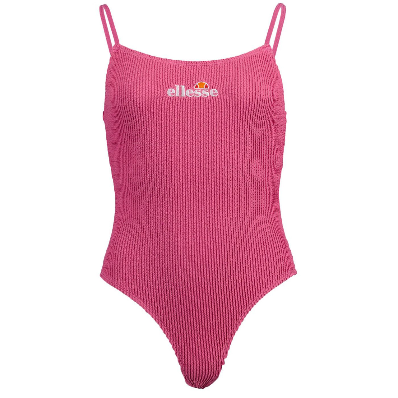 Suro ELLESSE Retro Luxe Ribbed Swimsuit (Pink) - Main Image