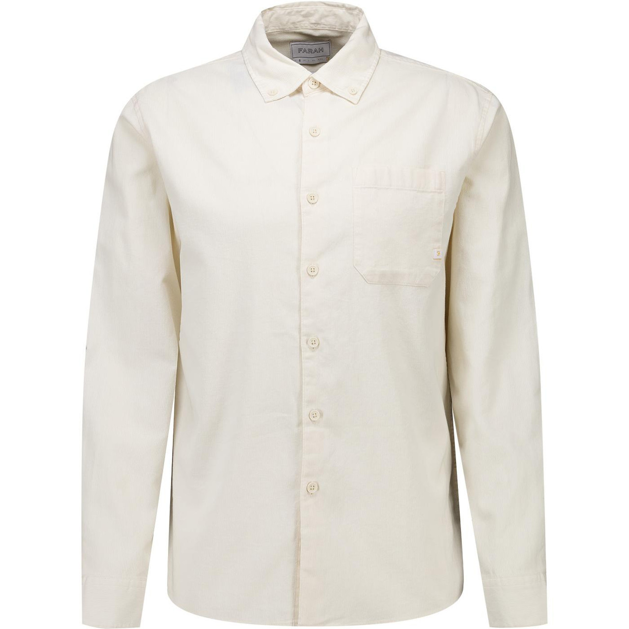 enof long sleeve cord shirt  écru サイズ2 farah-netherton-cord-ls-shirt-
