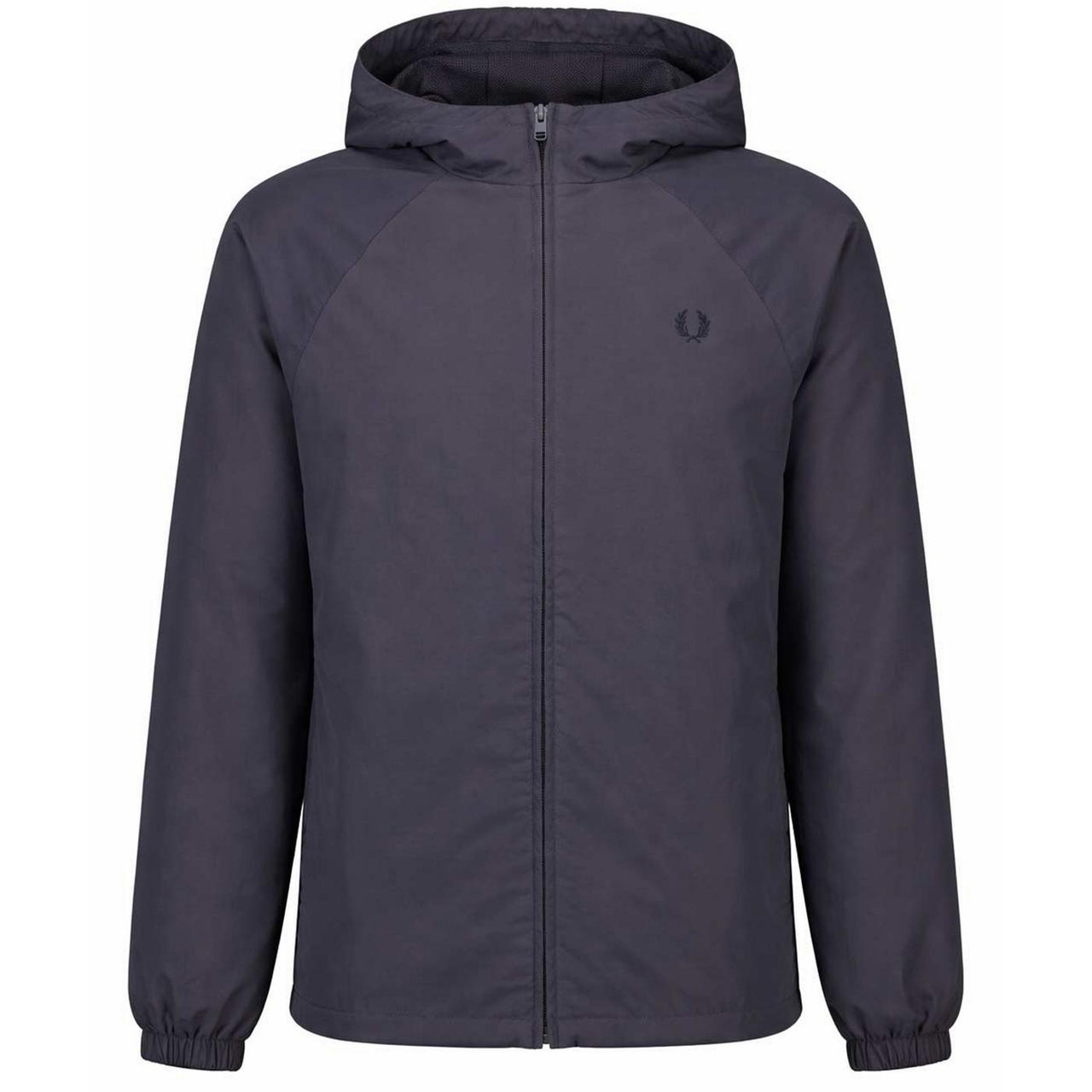 Fred Perry Men's Hooded Shell Jacket in Anchor Grey