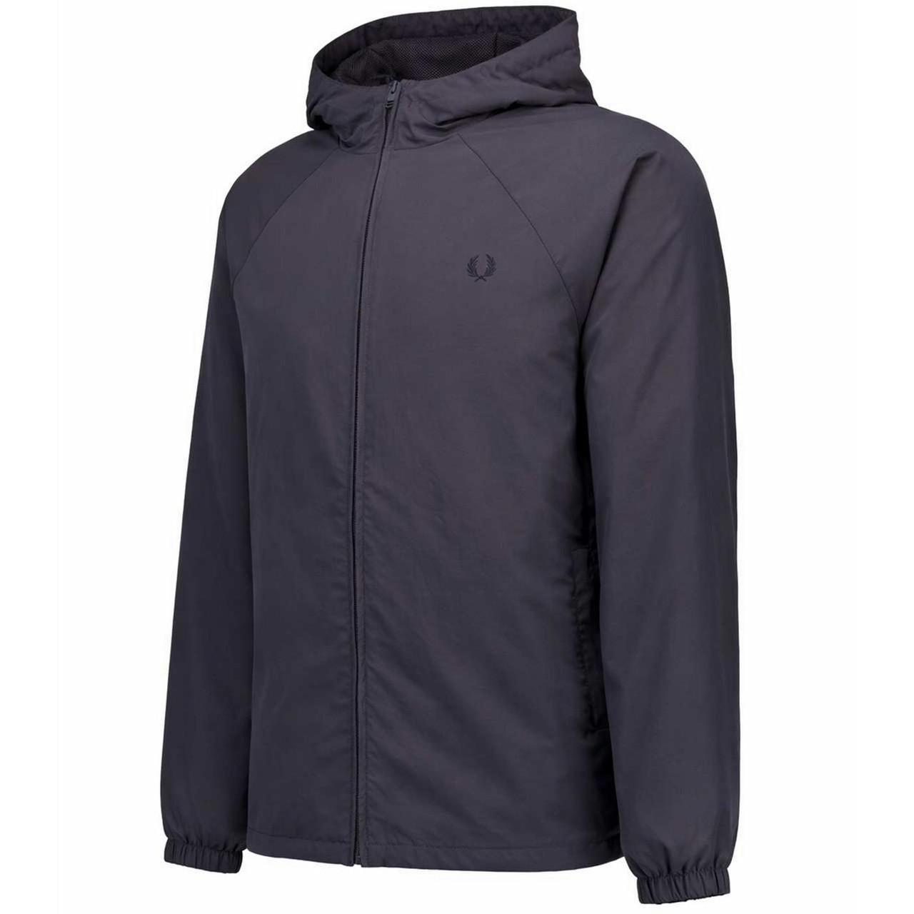 ジャケット・アウター S BEAMS FRED PERRY SHELL JK ANCHOR GREY Fred Perry Men's Hooded Shell Jacket in Anchor Grey