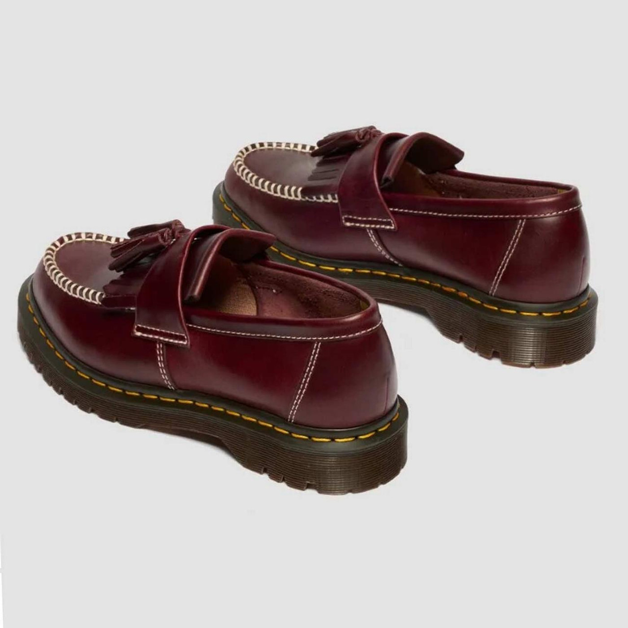 Dr. Martens Adrian ローファー　CHERRY RED 箱付き Dr Martens Adrian Tassel Men's Mod Loafers in Cherry Red