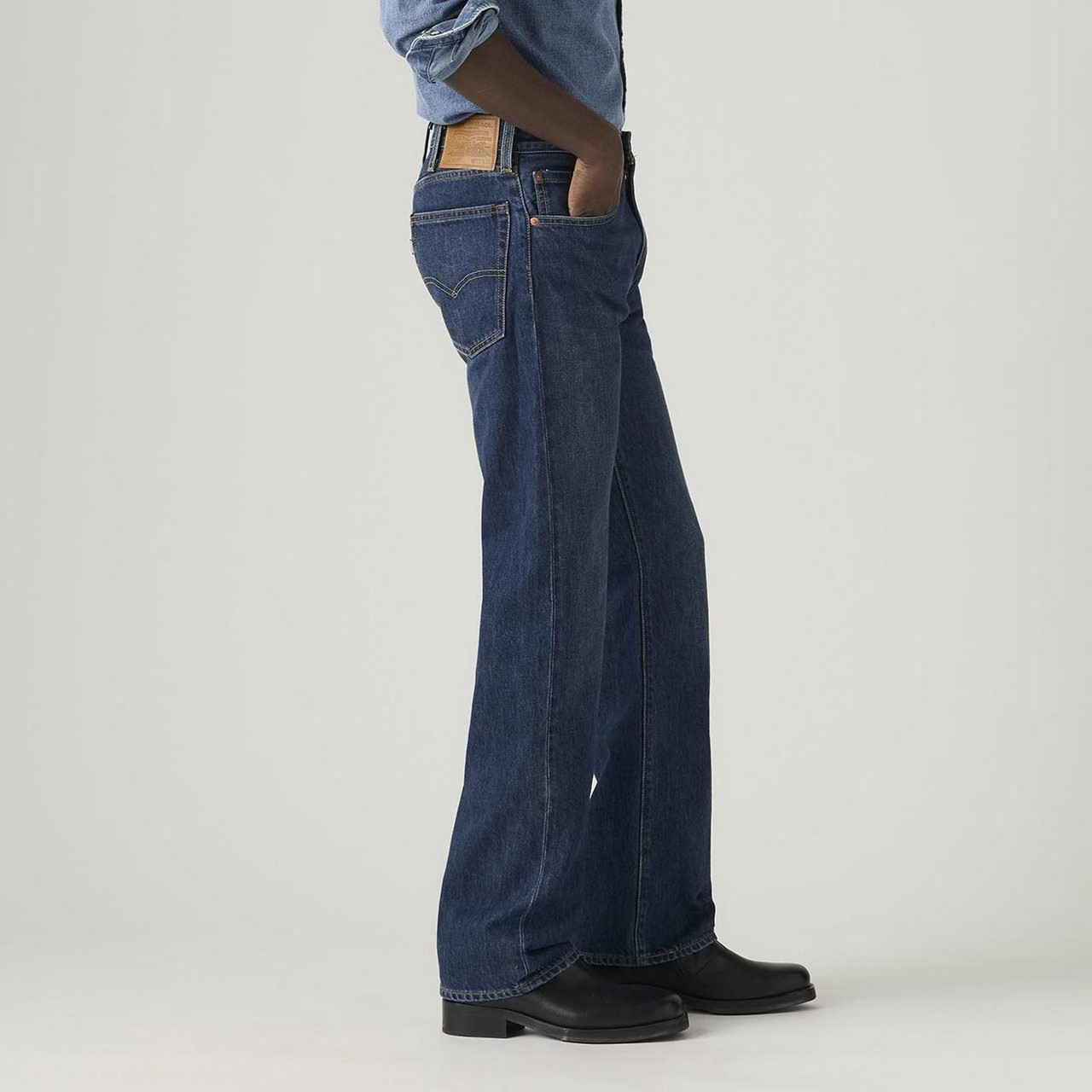 Levi's 517 Bootcut Rigid Denim Jeans in Old Western Roads Blue