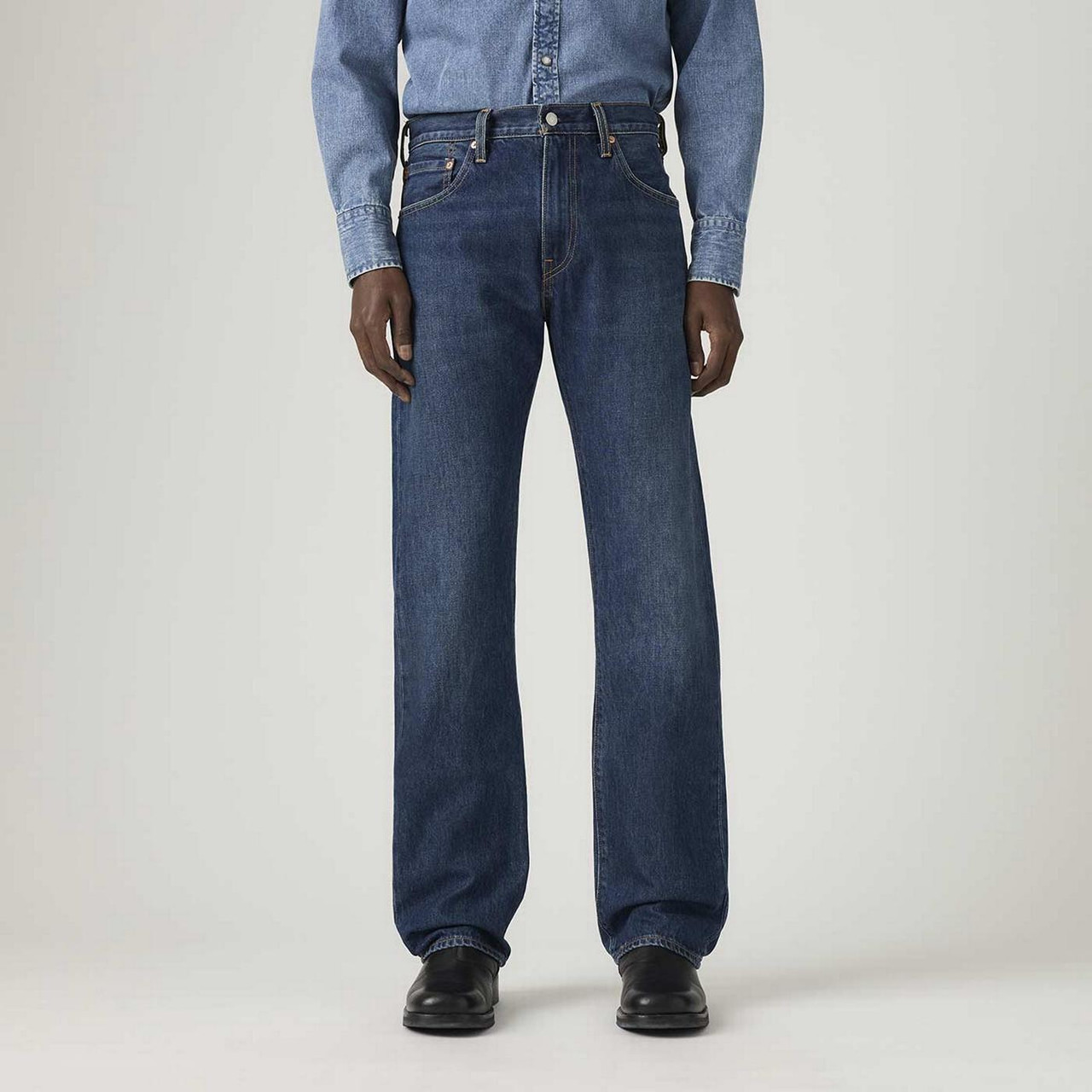 Levi's 517 Bootcut Rigid Denim Jeans in Old Western Roads Blue