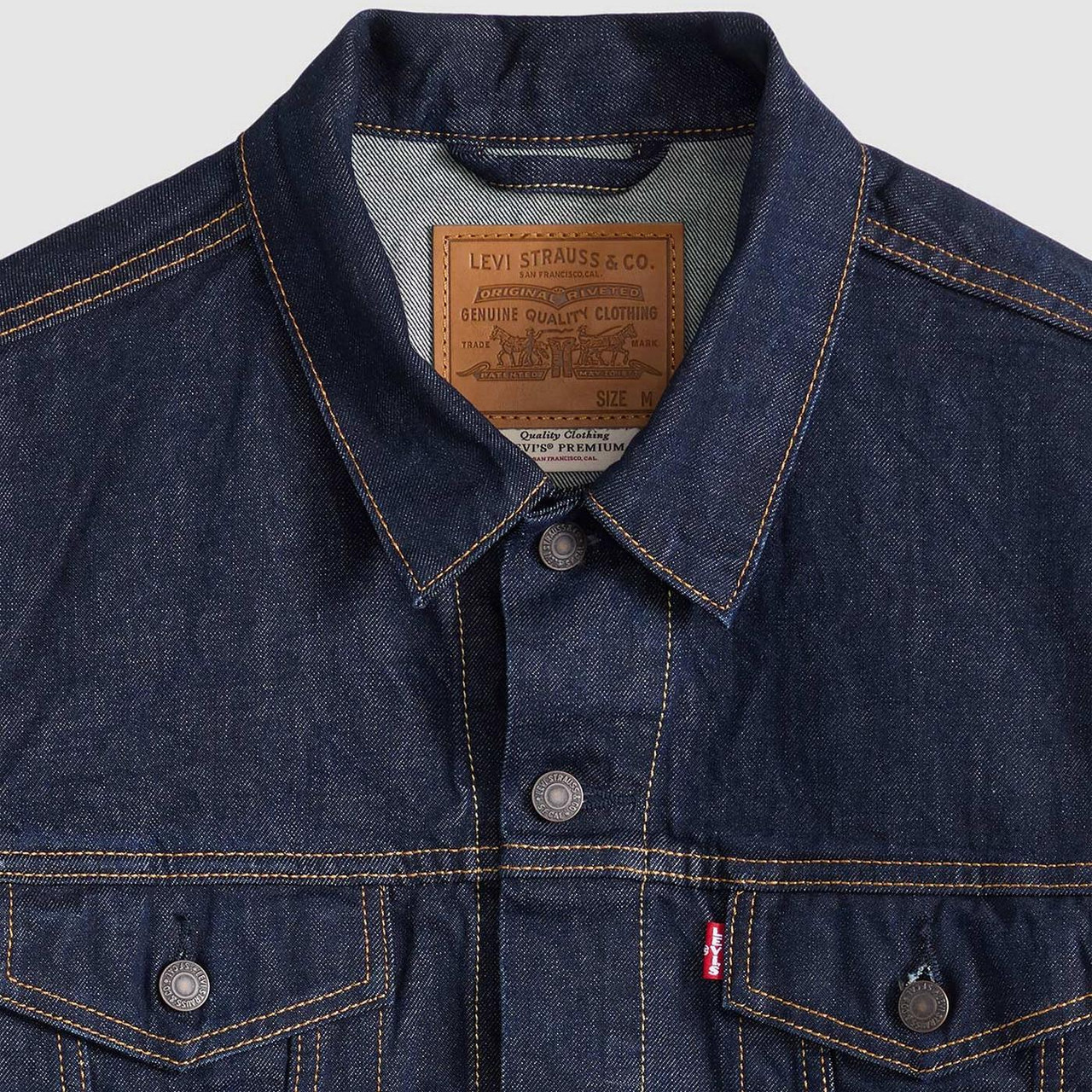 Levi's Type III Relaxed Denim Trucker Jacket in Wash It Out Rinse Blue