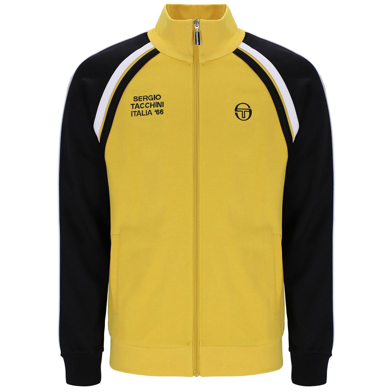 Sergio Tacchini Ghibli Davis Retro 60s Track Top in Mango Mint