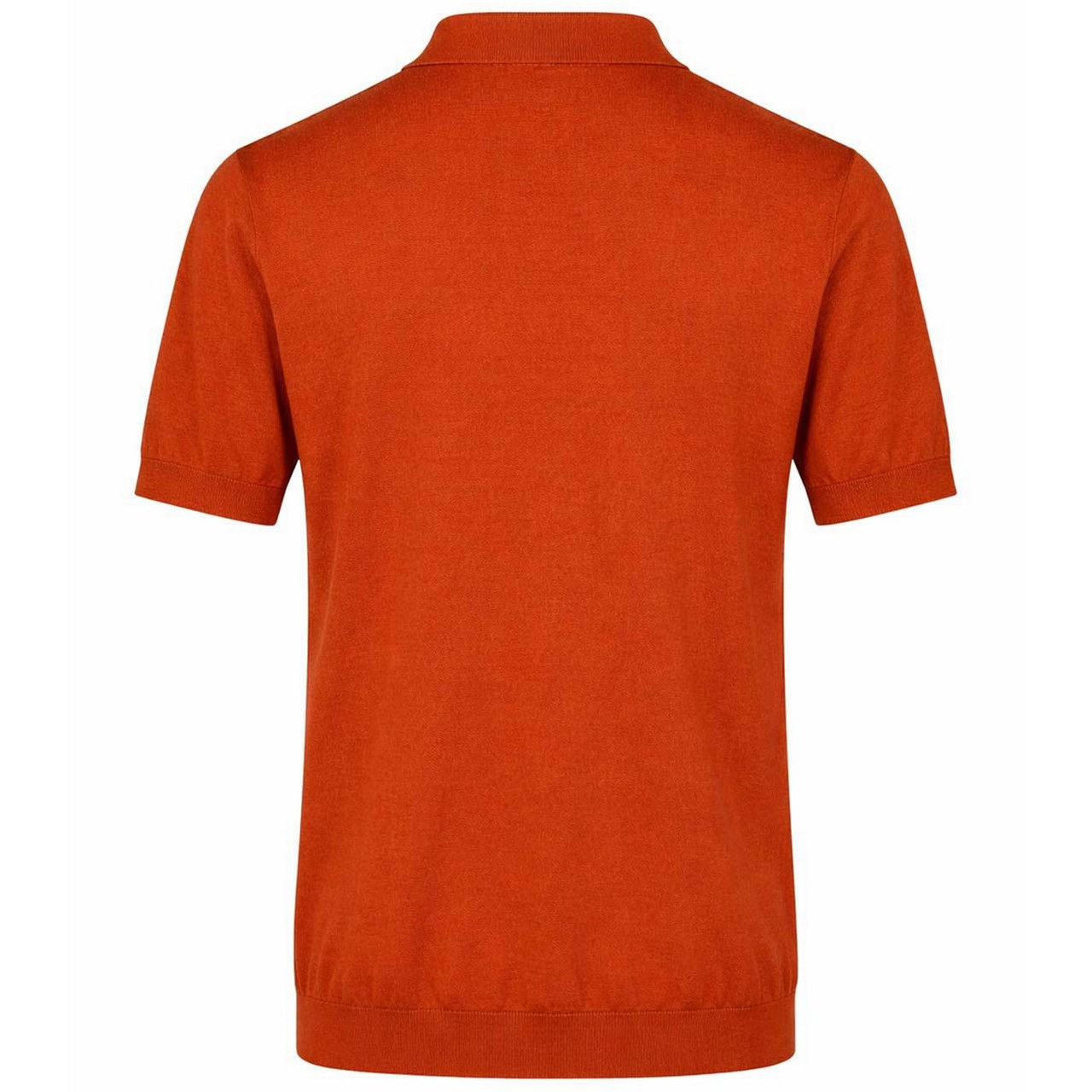 John Smedley Isis Sea Island Cotton Polo Shirt Red