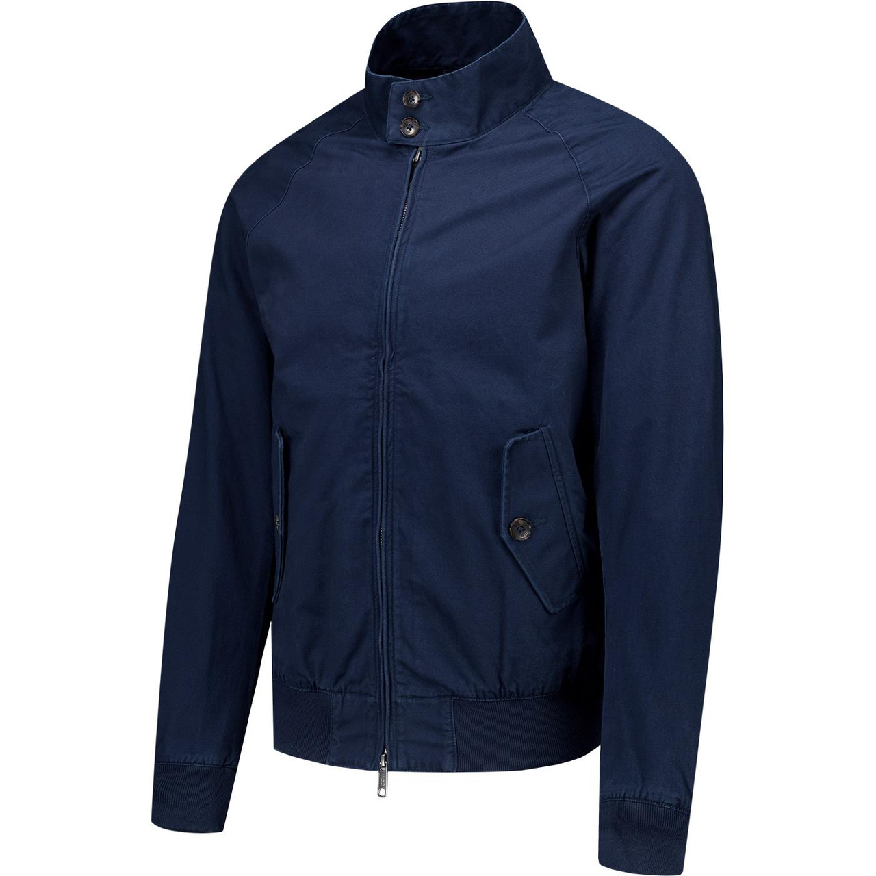 Baracuta G9 Twill Men's Mod Harrington Jacket in Navy