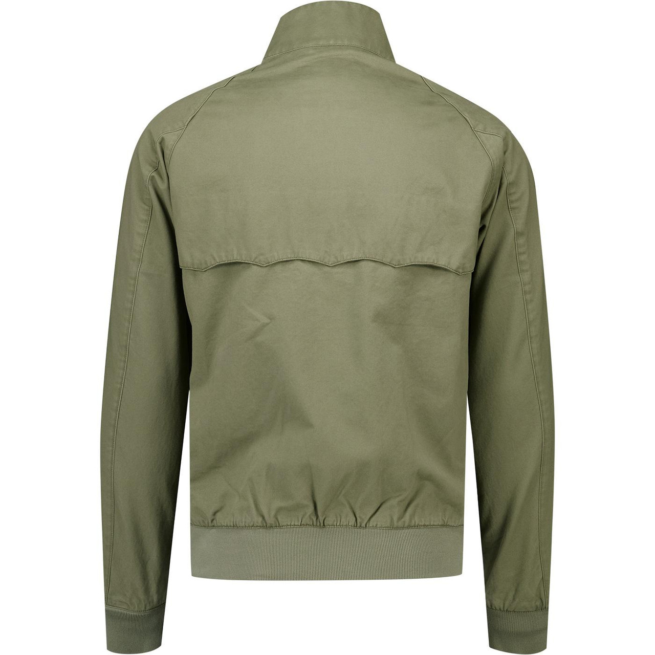 Baracuta G9 Twill Men's Mod Harrington Jacket in Lichen Green