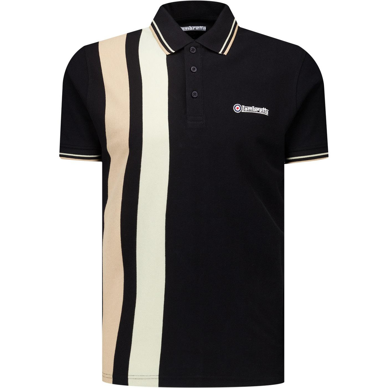 lambretta-vertical-stripe-polo
