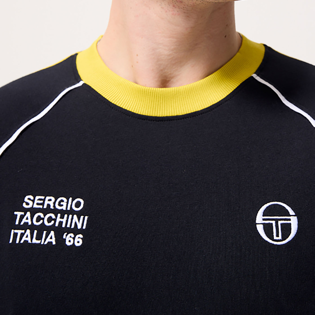 Sergio Tacchini Ghibli Davis Italia 66 T-Shirt in Black